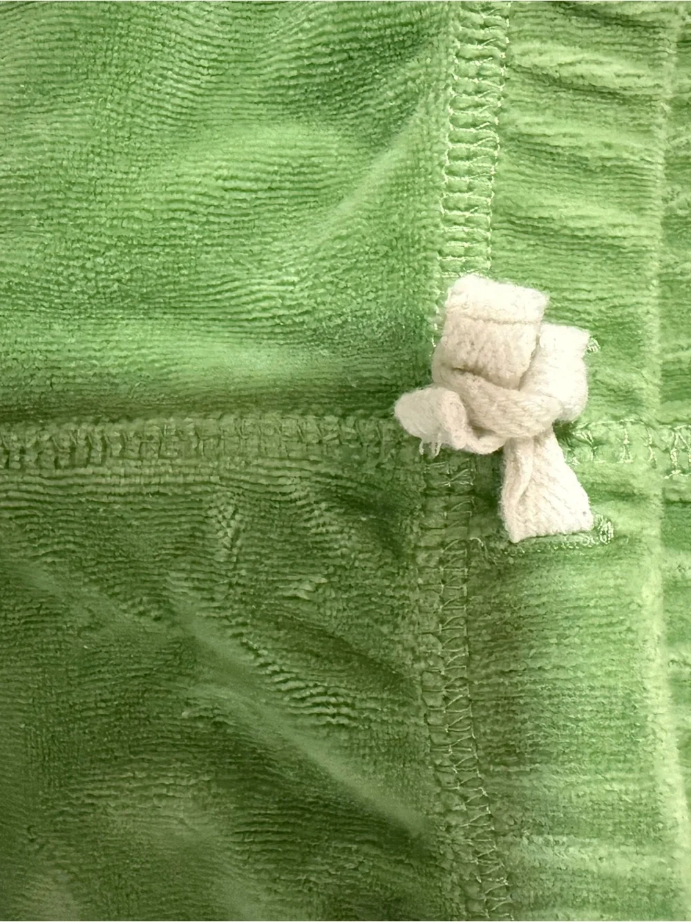 Maisonette - Green Baby Velour Button Down Set - SIZE 6-12 months